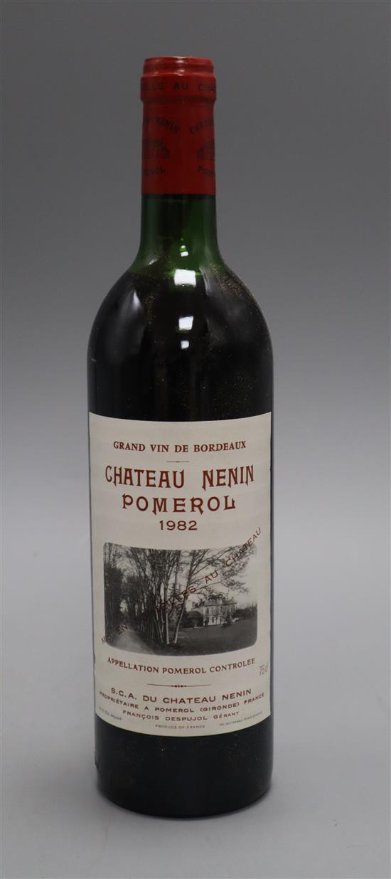 Six bottles of Nenim Pomerol 1982